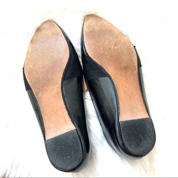 EUC Madewell The Leandra Loafer patent black leather pointed toe flats - Picture 6 of 8